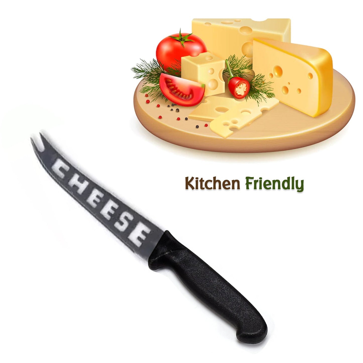 7114 Kitchen Knife with Stainless Steel Blade For Kitchen Use ( 1 pcs ) DeoDap