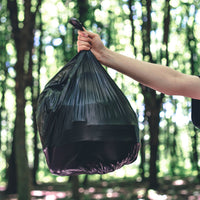 9257 1Roll Black Garbage Bags/Dustbin Bags/Trash Bags DeoDap
