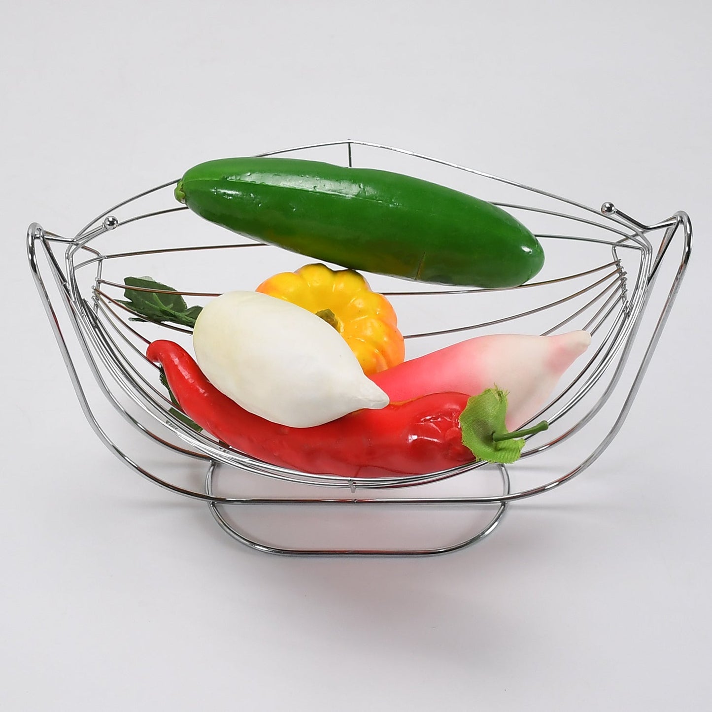 5262 Swing Fruit Basket Storage Bowl Plate Vegetables Display Stand Rack Decor DeoDap