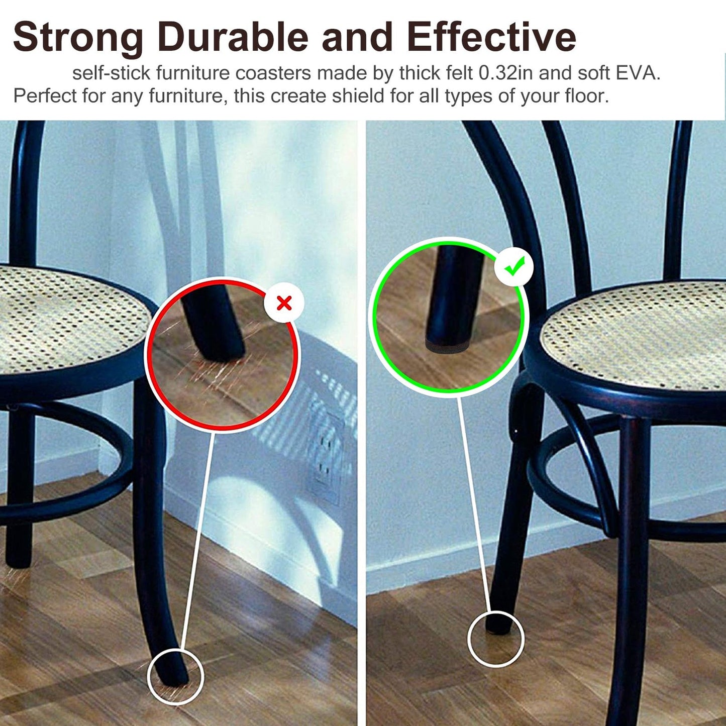 9030A FURNITURE PAD ROUND  FELT PADS FLOOR PROTECTOR PAD FOR HOME & ALL FURNITURE USE DeoDap