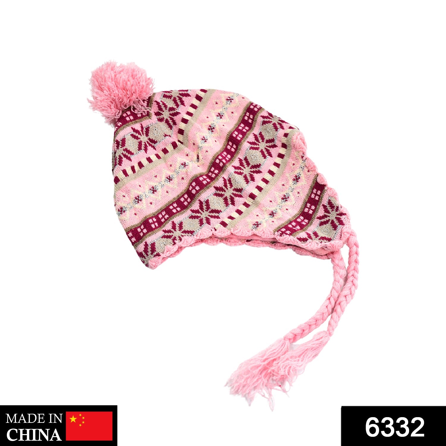 6332  Toddler female Winter Warm Knit Hat Beanie Cap DeoDap