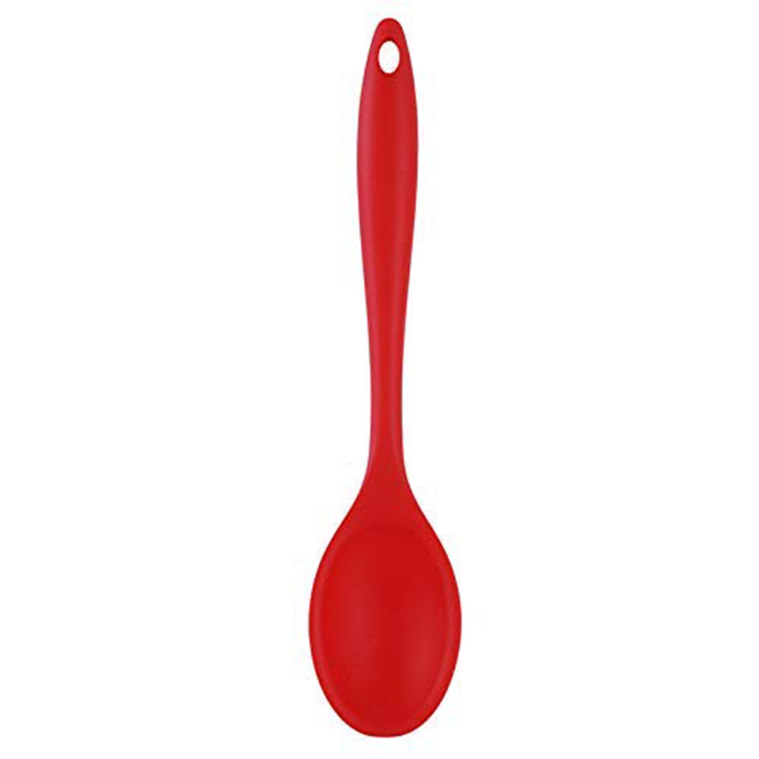 2101 Non-Stick Small Silicone Stainless Steel with Silicone Coating Spatula spoon. DeoDap