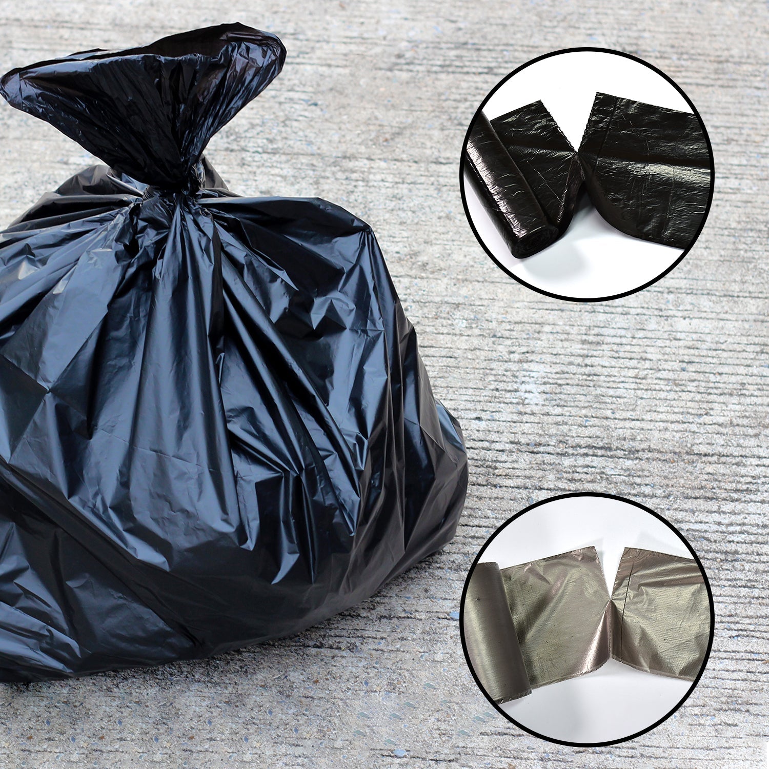 9270 2Rolls Garbage Bags/Dustbin Bags/Trash Bags 45x55Cm. DeoDap